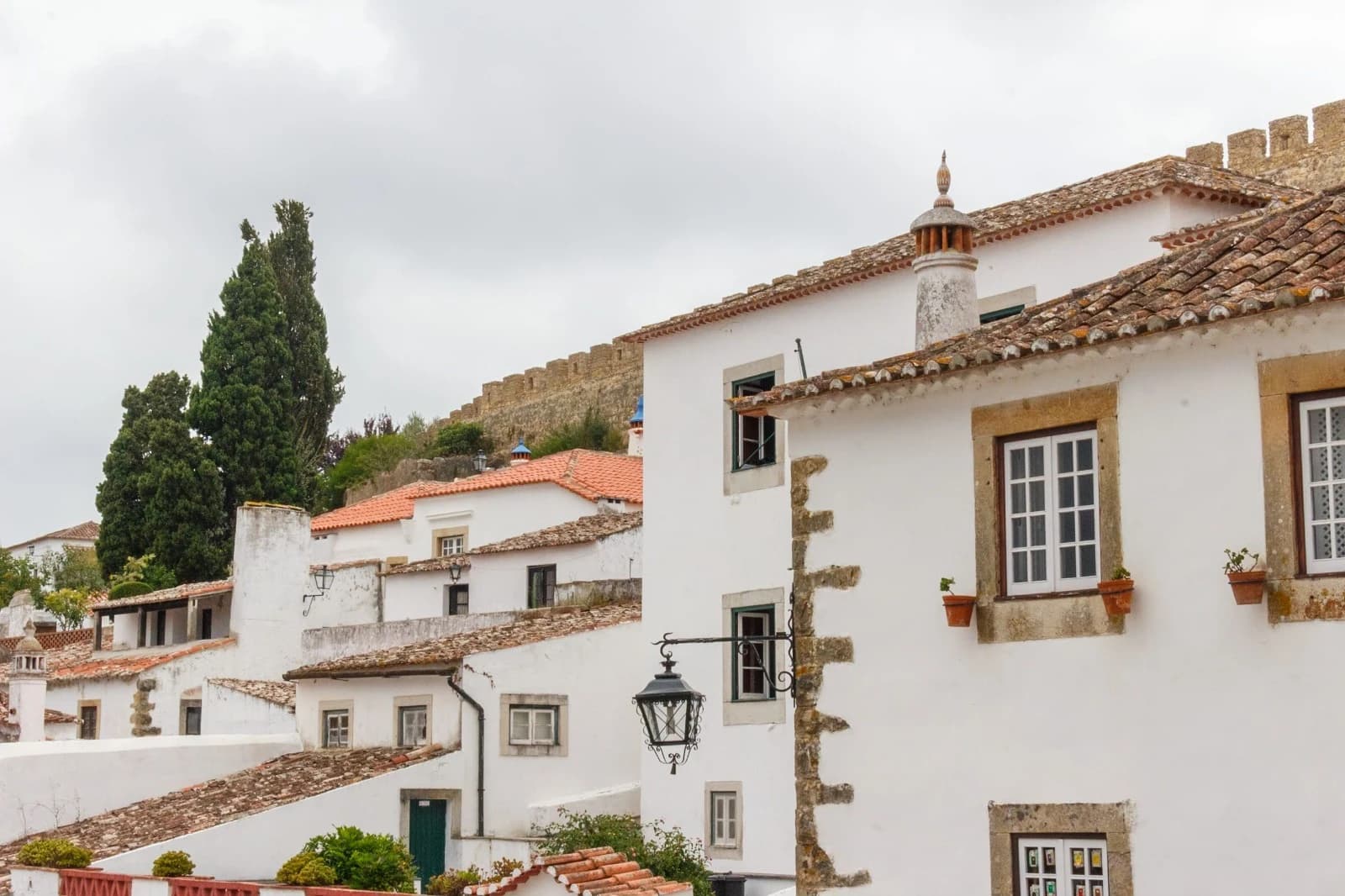 Casas tradicionais na região Oeste de Portugal